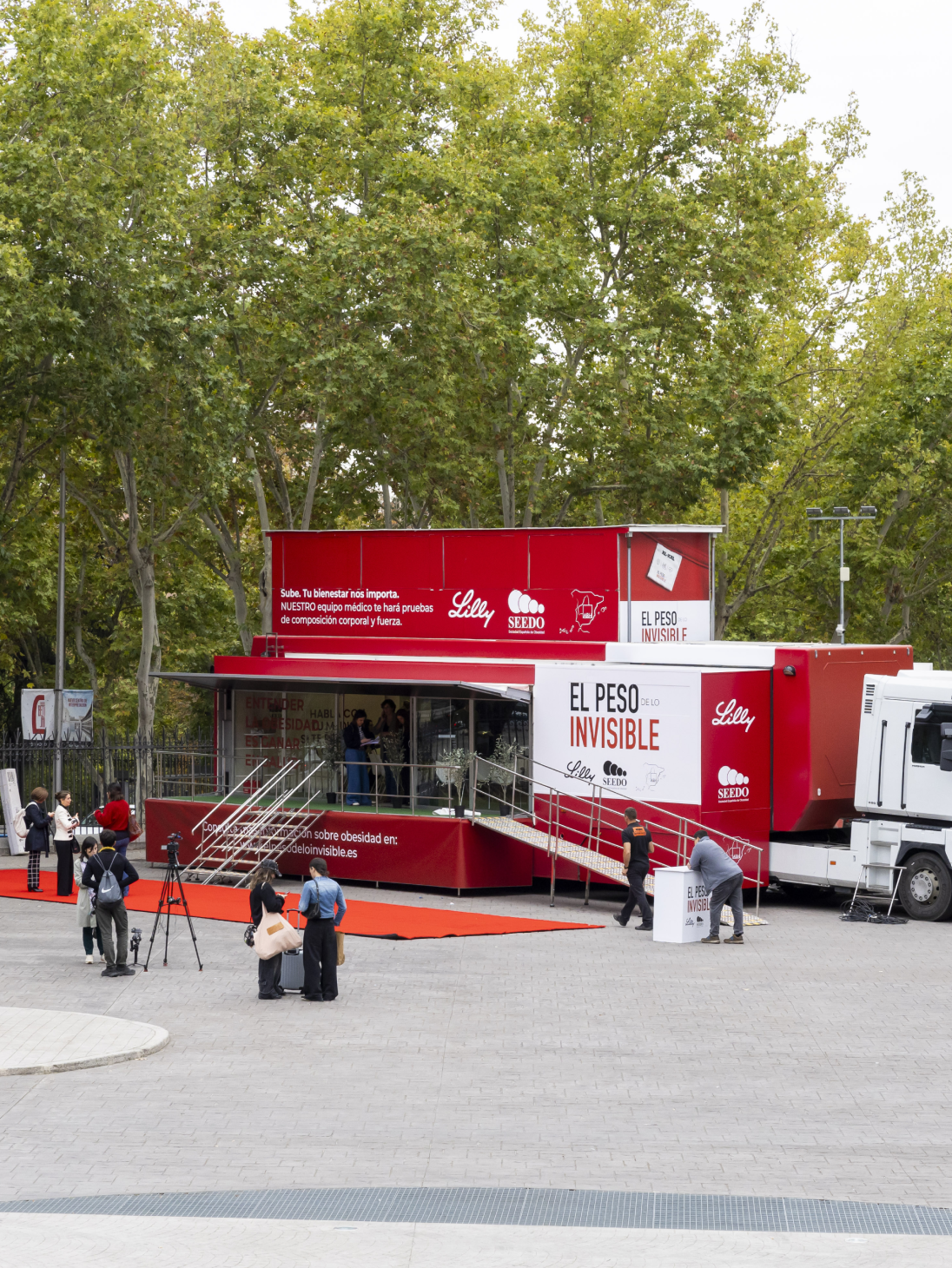 Eli Lilly health care pop-up