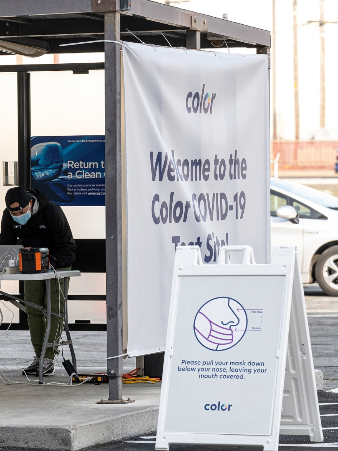 Color Health pop-up
